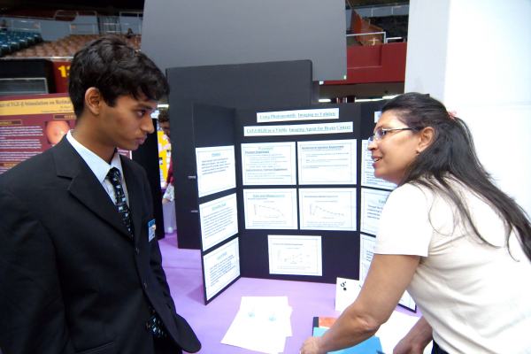 photo during judging interview period